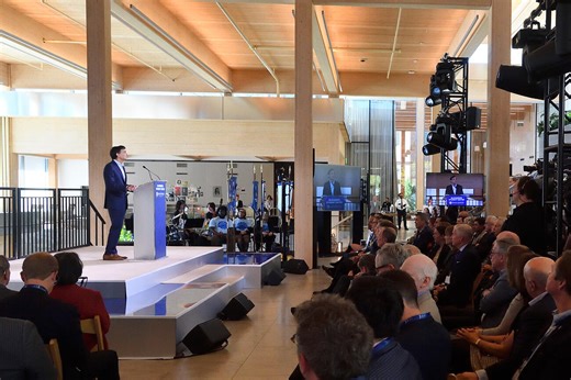 Bloomberg Student Center comes alive for festive grand opening celebration