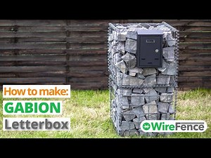 DIY Gabion Letterbox (Step by Step Video) | Wire Fence
