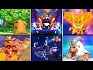 Kirby's Return to Dream Land - All Story Bosses ＋ Ending (Japanese)