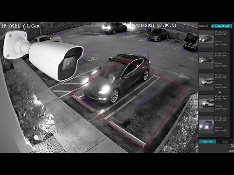 AI Security Camera with IR Night Vision (Bullet IP Camera)