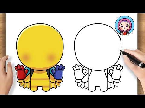 How to Draw Chibi The Player POPPY PLAYTIME Step by Step
