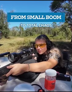 This seemed funny until the Tannerite went off