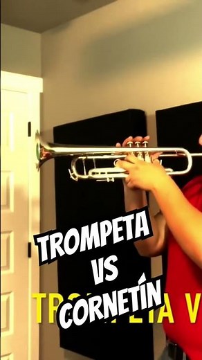 Trumpet vs cornet #trumpet #musica #tutorial