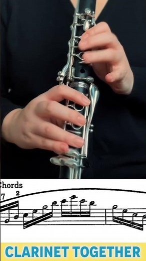 C Major 7th Chord | Carl Baermann's Celebrated Method For Clarinet
