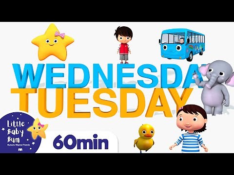 Days Of The Week Song +More Nursery Rhymes and Kids Songs | Little Baby Bum