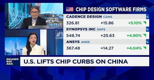 U.S.-China trade truce: chip design software and jet engine makers among the early beneficiaries