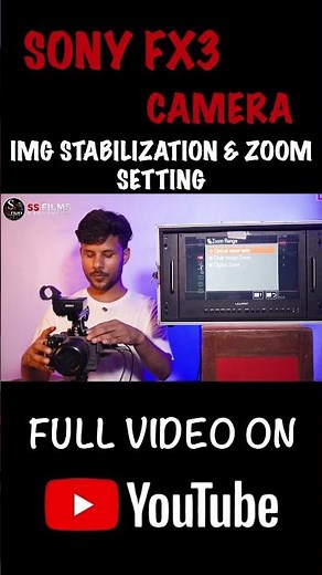 🎥 Sony FX3 Zoom & Image Stabilization Settings | Best Setup for Smooth Videos