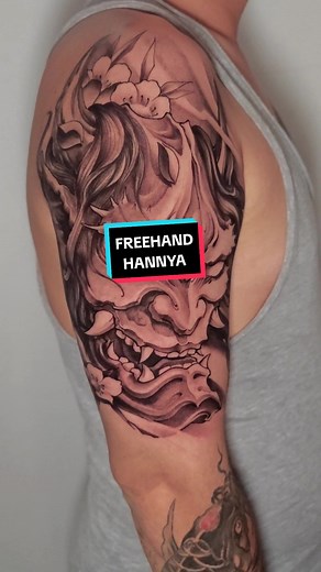 Hannya Freehand Tattoo #billylawrence #tattoo #blockbusterink #art #draw #freehandtattoo #freehand #jakarta #jakartattoo #tattoojakarta #jakartatattooartist #jakartatattoostudio #jamanfreehand #pen #bali #balitattoo #tato