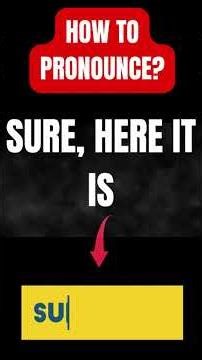 How to Pronounce "Sure, here it is?" in English language?