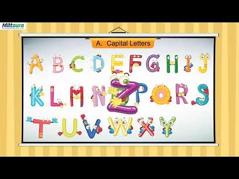 Class 1 Kids English Grammar Book Online Digital Learning | Chapter 1: The Alphabet - Mittsure