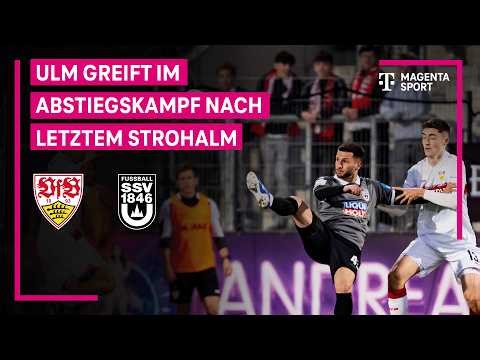 VfB Stuttgart II - SSV Ulm, Highlights mit Live-Kommentar | 3. Liga | MAGENTA SPORT