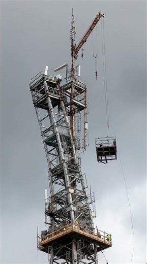 What Does a Tower Demolition Look Like? 🤔 #howitsdone