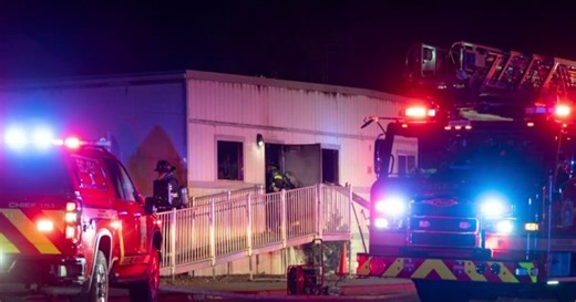 Mobile classroom catches fire in Castle Rock