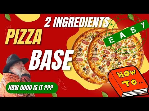 Easy Two Ingredient Pizza Base