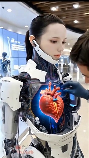 ​🤖 Future Robots are Here! Watch this advanced Android come to life. ⚡#robotics #ai #futuretech