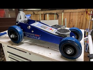 Pittsburg Bald Eagle Pro off-road floor jack from Harbor Freight.