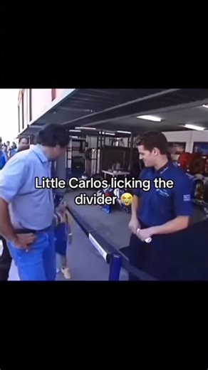 Carlos Sainz licking plastic? #f1 #formula1 #racing #ferrari #mercedes #cars #formulaoneracing #fyp