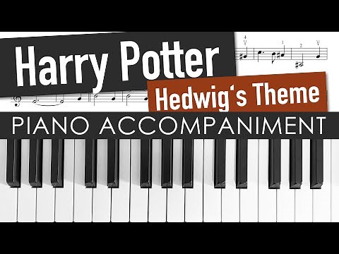 Harry Potter Hedwig's Theme | piano accompaniment | violin sheet music | Movie Theme