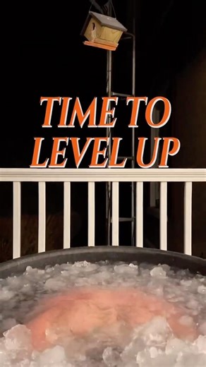 Unc Dunk • Day 179 • Time To Level Up! #fyp #viral #coldplunge #unc #wimhof ‪@wimhof1‬