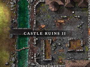 Castle Ruins II Battlemap: RPG Tabletop Map (digital Download) - Etsy