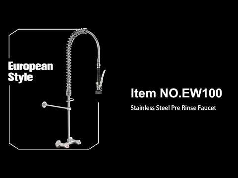 EW100 Stainless Steel Pre Rinse Faucet