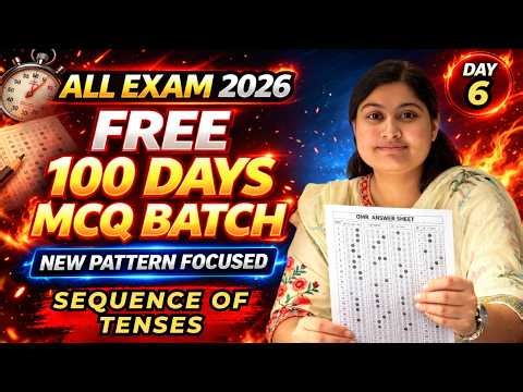 100 Days FREE English MCQ Series | Active passive Voice | English by Shivani Ma’am