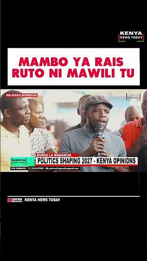 MAMBO YA RAIS RUTO NI MAWILI TU #railaodinga #citizentvlive #kisumucity #kenyanews