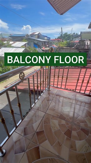 Balcony Flooring Design / #philippinehousedesign #philippinehouseconstruction #renovation #interiordesign | Kuya Architect
