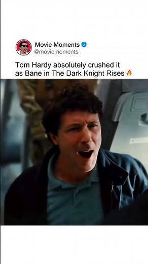 Tom Hardy absolutely crushed it as Bane in The Dark Knight Rises 🔥