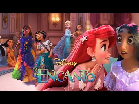 Disney Princesses with Mirabel and Isabela Madrigal | "Encanto" Parody [Fanmade Scene]