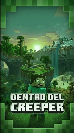 💚 Cómo Entrar Dentro de un Creeper en Minecraft 🤯