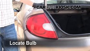 Brake Light Replacement: 2000 Dodge Neon ES 2.0L 4 Cyl.