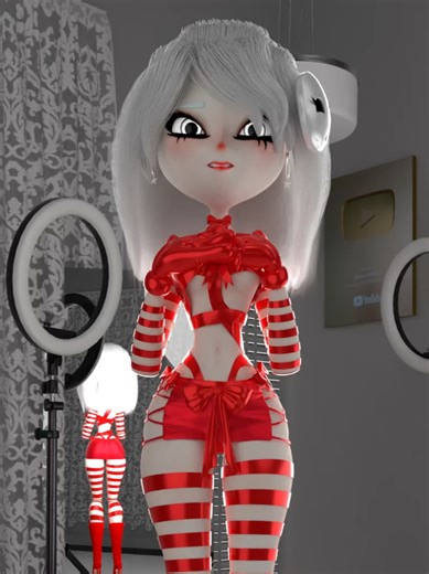 Gangle's Bold Cosplay Performance at Digital Circus