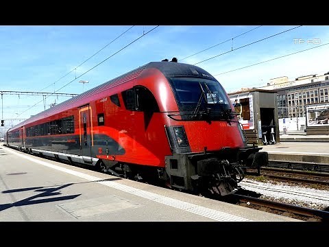 Züge in der Schweiz - ÖBB Railjet