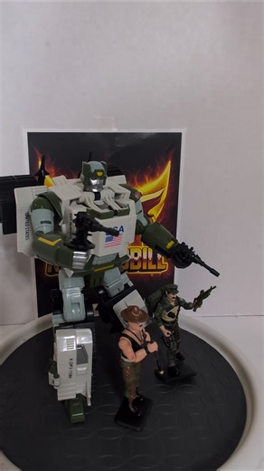 Transformers G I. Joe Collaborative Autobot Kup Triple "T" Figure - Rodimusbill Short