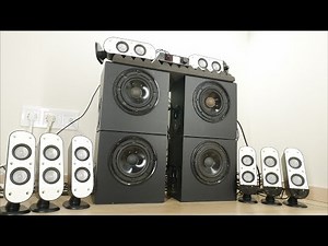 4 Logitech X-230 BASS TEST