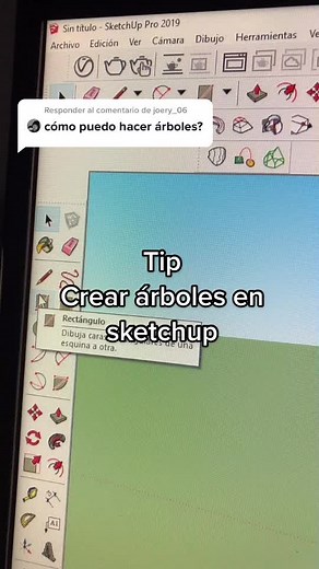 Crear árboles y figuras en SketchUp fácilmente