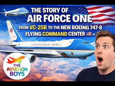 The Story of Air Force One | From VC-25B to the New Boeing 747-8 Flying Command Center | Grid Art 11