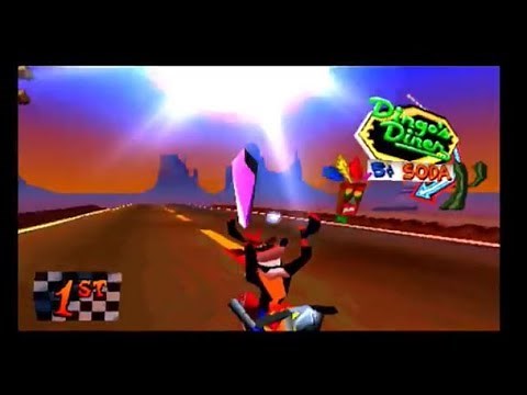 Crash Bandicoot 3: Warped PS1 Motorbike Levels