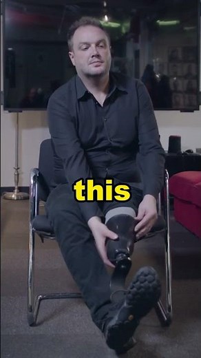 He built a robotic leg he can actually FEEL 🤯 #MIT #Bionics #Engineering