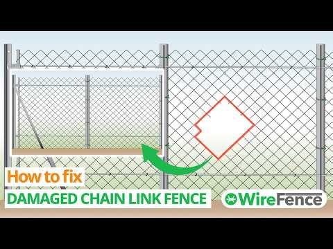 How to Repair a Damaged Chain Link Fence | WireFence