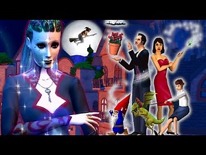The Evolution of Magic in The Sims // Sims Witches and spells