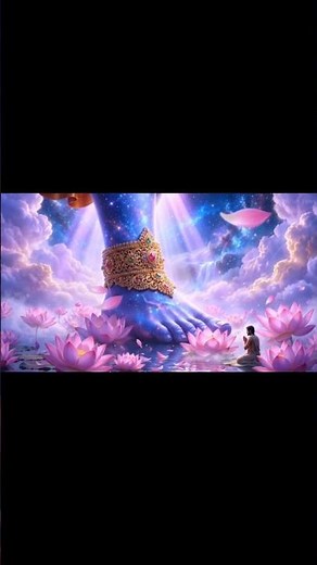 Shankha, Chakra, Gada, Padma — Jai Sriman Narayana! 🙏🕉️✨ #vishnubhajan #devotionalmusic #cute