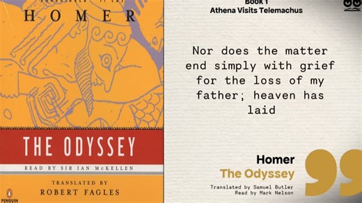 The Odyssey by Homer ｜ 有声书 Audiobook with Full Text