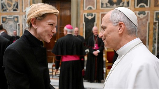 Hollywood’s Biggest Stars Meet With Pope Leo at the Vatican
