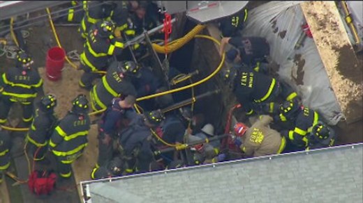 Worker buried in trench collapse at Bronx construction site