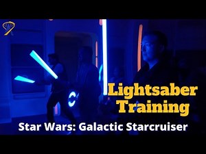 Lightsaber Training on Star Wars Galactic Starcruiser