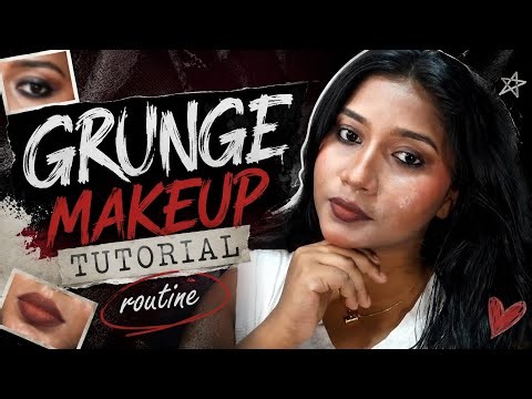 🖤 Grunge Makeup Tutorial ✧ Smoky Eyes & Soft Glam🌷