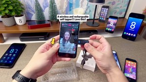 Rechargeable Version Automatic Clicker for Smartphone, 2026 New Rechargeable Cordless, 107 Adjustable Speed, Auto Screen Tapper for Live Stream, Games, Repetitive Task, Purchases (Pink)