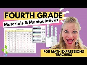 Math Expressions 4th Grade Manipulatives and Materials